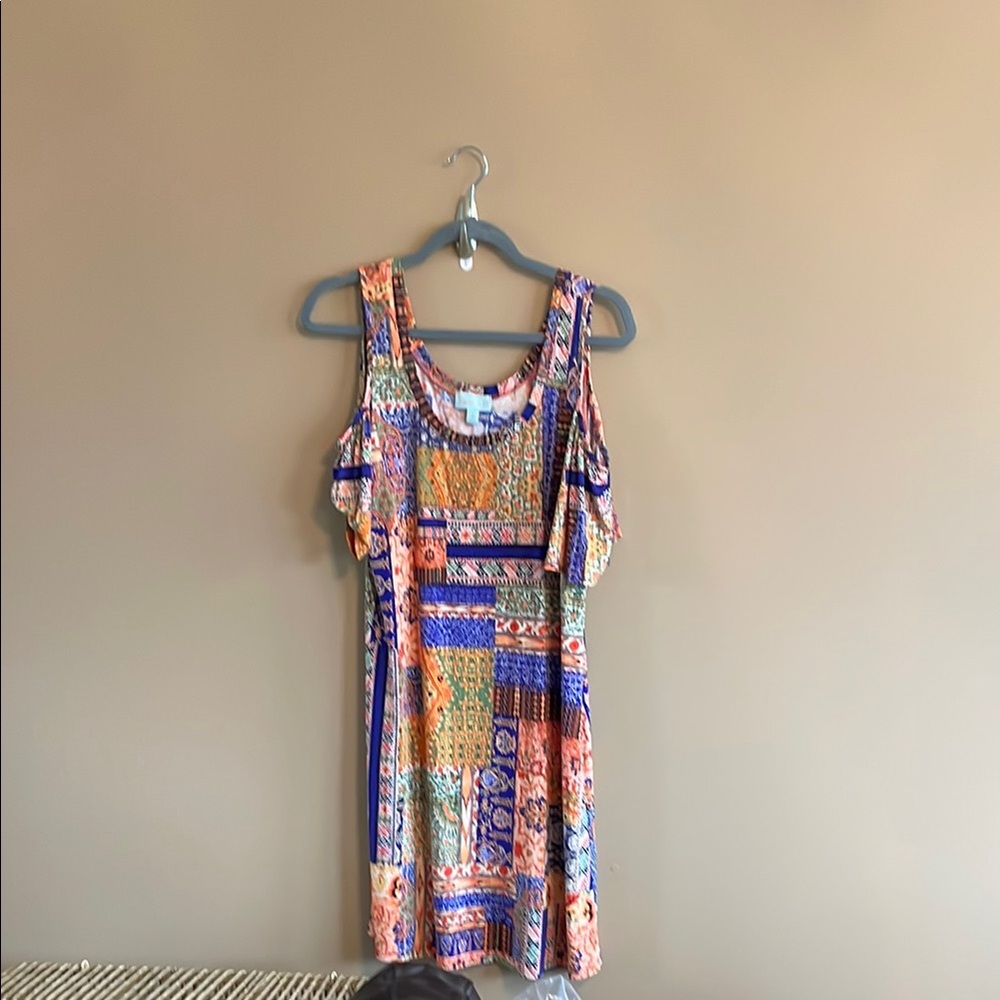 Veronica M Colorful Patchwork Dress